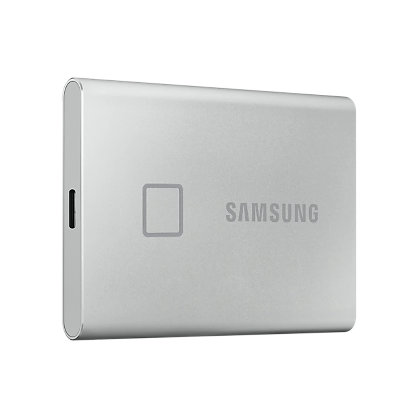 Samsung Portable SSD T7 Touch 1 TB - Silver (Photo: 5)